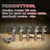 FINDBUYTOOL Router Bits Tool set for Festool Dominos, 6Pcs