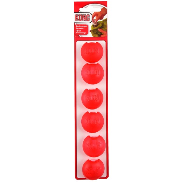 Kong Replacement Squeakers 6-pk