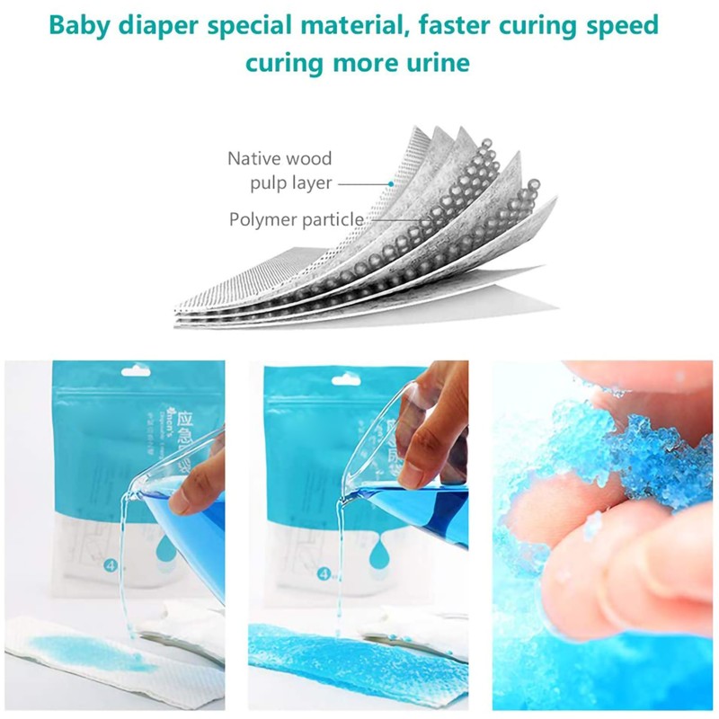 8 Pcs Disposable Urinal Bags Outdoor Pee Bags Unisex Urine