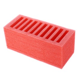 TEHAUX 10grids Cell Phone Storage Organizer Box Slot Desktop for Classroom and Office Foam Material for Efficient Organization Stylish Design for Student Supplies