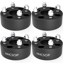 HHCSOP 4x4 Golf Cart Wheel Spacers, 2 inch ATV Wheel Adapters for EZ GO EZGO Club Car, 4PCS 4x101.6mm Wheel Spacer Hub Bore 62mm with 1/2" Studs