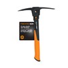 Fiskars IsoCore Pickaxe Mattock with Shock-Absorbing Handle, Dual-Head Tool for