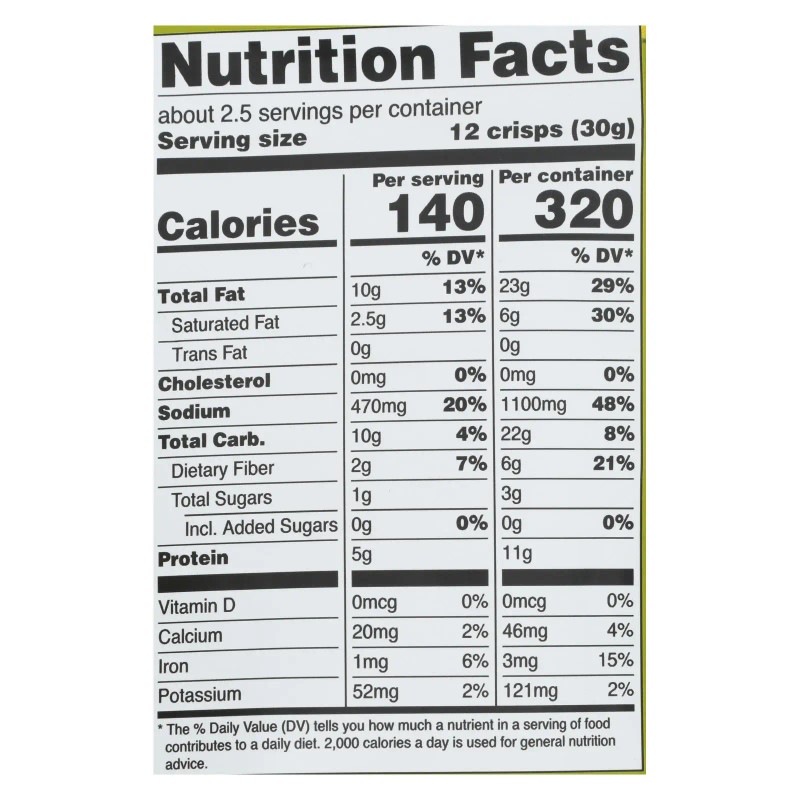 UD_Hippie Snacks for Case of 8-2.5 oz Avocado Crisps Guacamole