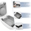 FERCAISH Waterproof Hearing Aid Case, Hearing Aid Storage Box, Portable