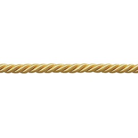 DÉCOPRO 3/8" (1cm) Decorative Twisted 3-ply Rope Cord Trim (Style# 0038NL) Light Gold #B7 (Light Yellow Gold) 12 Yard Value Pack (11m/36 ft)