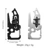 AIMALL Portable 7-in-1 Stainless Steel Tool Card, EDC Multi-Function Tool