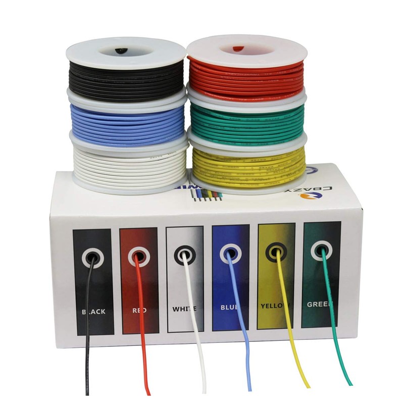 CBAZY Hook up Wire Kit (Stranded Wire Kit) 18 Gauge