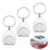 Shopping Trolley Tokens, Pack of 3 Shopping Trolley Token Keyrings,
