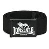 Lonsdale Unisex STARBOTTON Belt, Black, 130 cm