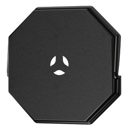 Vinyl Siding Mounting Blocks, Siding Mounting Kit, 130110006001 Octagon Mounting Block, Siding Mounting Plate for 1/2 inch Lap Double and 4 inch Height Siding (1, Black)