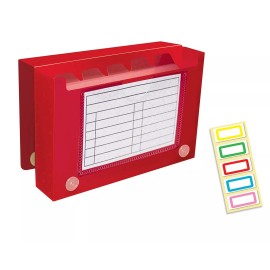 Better Office Products 3 x 5 Inch Index Card Case, 24 Pack, Semi-rigid Plasti...