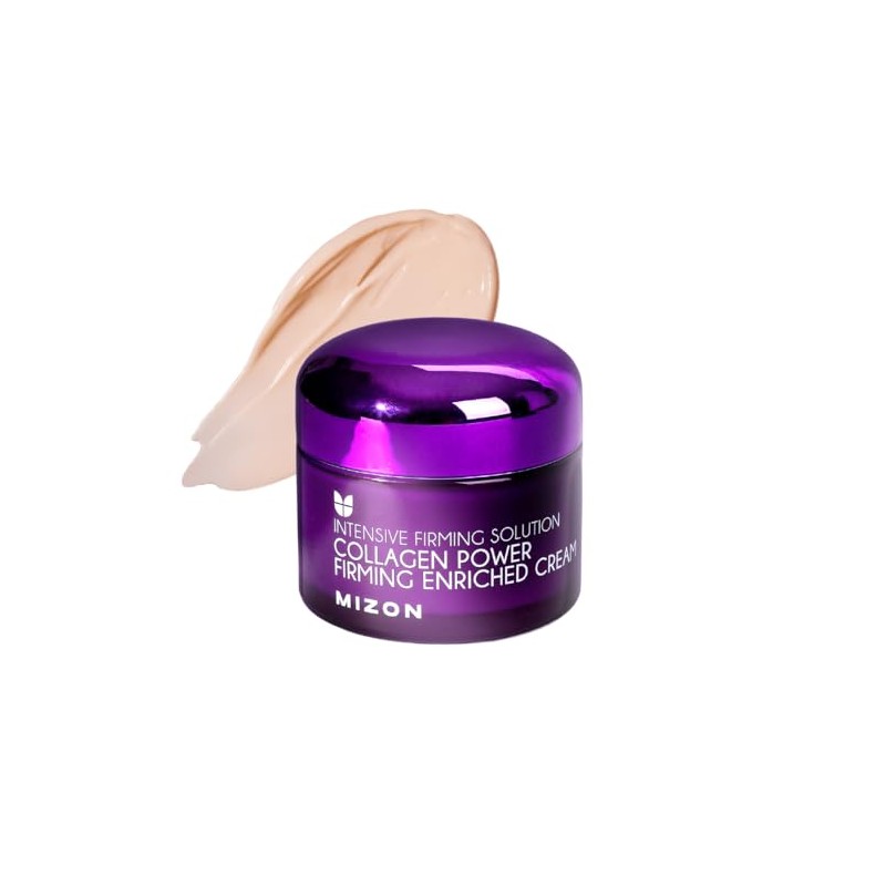 Mizon Crema Hidratante Facial Colágeno Antiarrugas Reafirmante Nutritiva Skincare Coreano