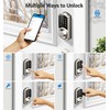 Veise Fingerprint Smart Lock for Front Door, 7-in-1 Keyless Entry