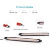 YSY Led Car DRL Daytime Running Lights Strip Waterproof 12V