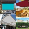 Goleray 8'x16' Waterproof Shade Cloth with Grommets, Rectangle Sun Shade