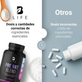 Multivitamínico Prenatal 180 Cápsulas Vitaminas Mujer Life Sabor