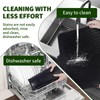 SCYFREID Silicone Dish Drying Mat,Dish Drying Mats with Built-in Drain,Dish