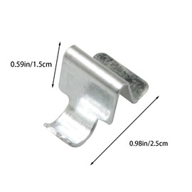 WELWIK 20PCS Silver Shelf Clip Adjustable Support Clip 2.6cm Heavy Duty Metal Shelf Bracket Clip Kitchen Bookcase Clip Filing Cabinet Clip Shelf Racking