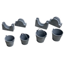 Chino Model CM-016 1/35 Bucket Set, Resin Kit, Molded Color