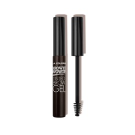 L.A. COLORS Browie Wowie Brow Tinted Gel, Dark Brown CBG413