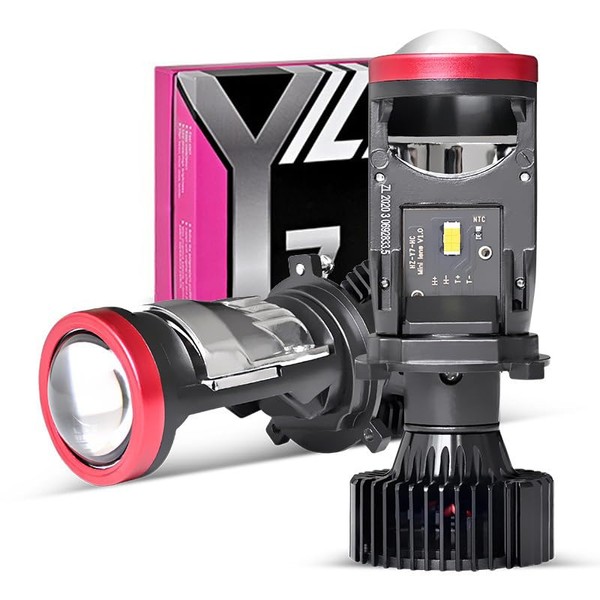 Faros de automóviles Luces LED H4,bombilla LED para faro delantero