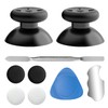 DUXICEPIN 9-in-1 Replacement kit for Meta Quest 2 Controller,Thumbstick,Caps,Triangle Tool&Pry