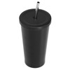 500ML Small Vacuum Coffee Cup Iced Coffee Bottle with Straw