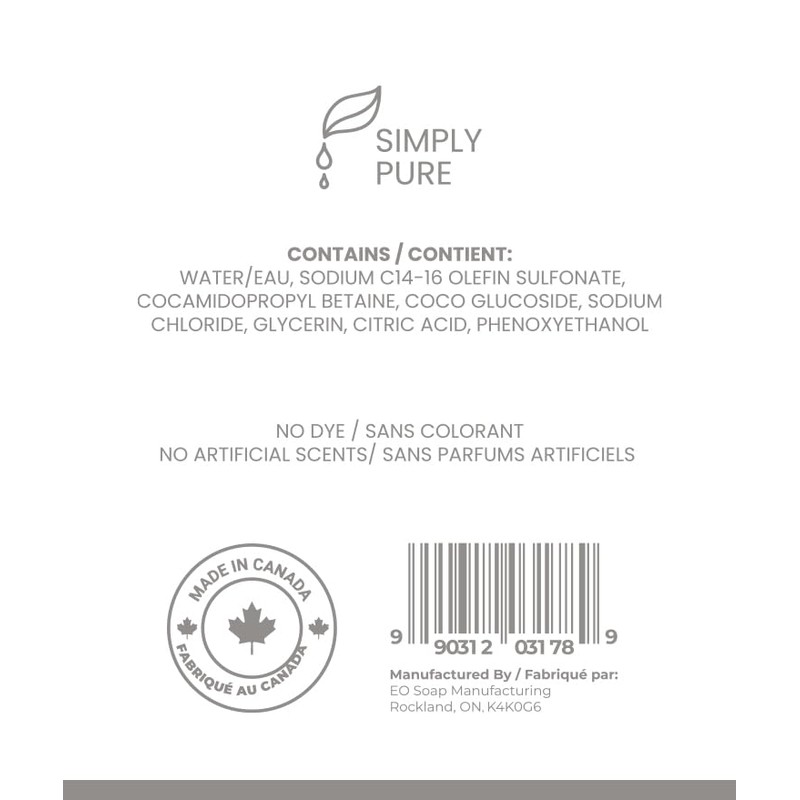 Luxury Liquid Hand Soap - Unscented Hand Wash - Gentle