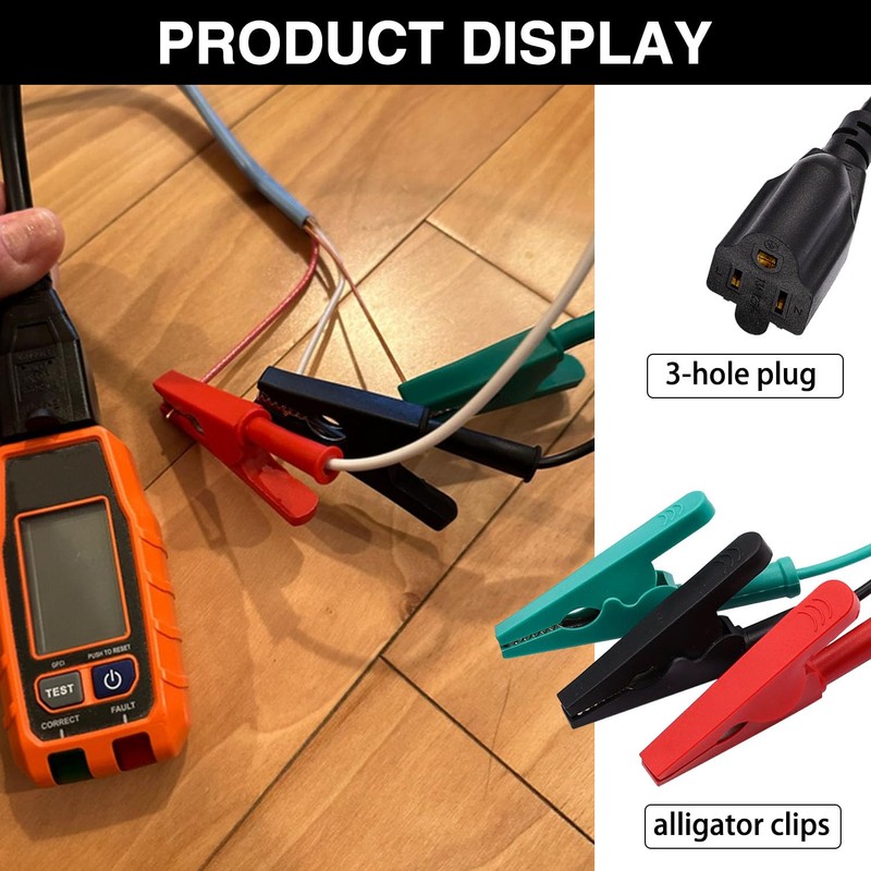 Taiss HVAC Adaptor Cord Power Extension,Heavy HVAC Adapter Cord,hvac tools