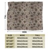 Epushow Microfleece Throw Blanket, Brown Petoskey Stone Printing Microfiber Blanket