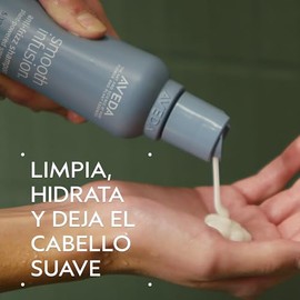 Aveda Smooth Infusion Anti-frizz Shampoo | Limpia y Suaviza | Combate el encrespamiento, Repara el cabello, Nutre