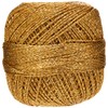 Grundl 872-8210 25 g Glitter Crochet Yarn Ball, Bronze
