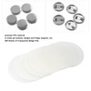 Button Maker Film, Premium PVC 200 Sheets Multi-Purpose Button Film