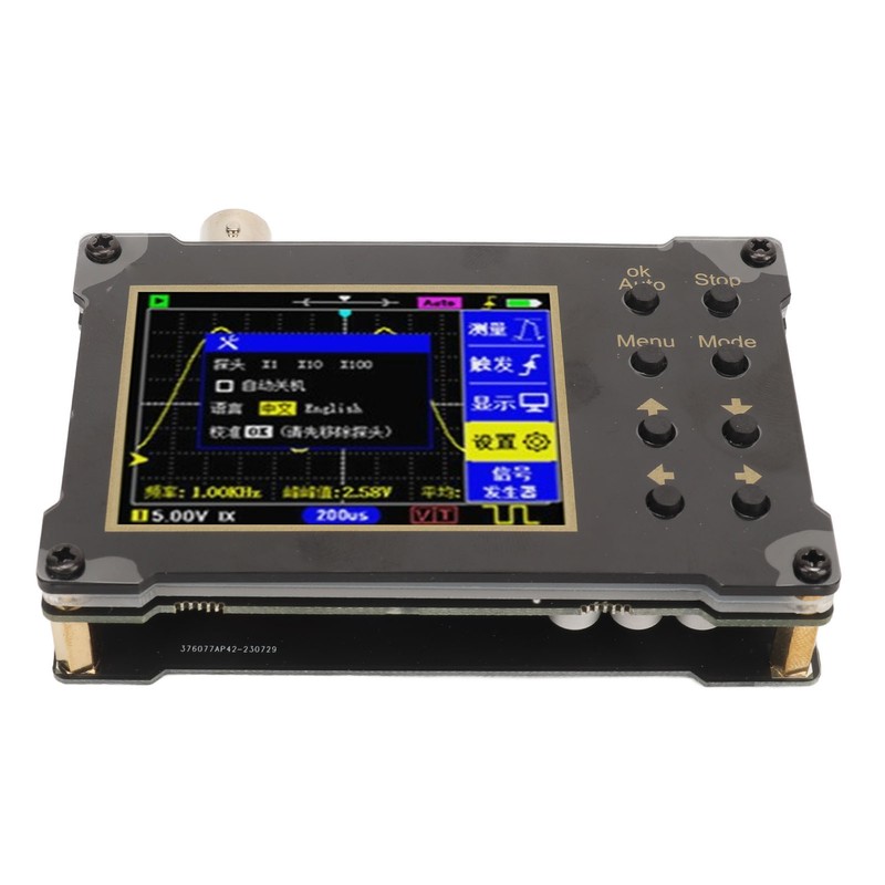 Mini Handheld Oscilloscope 40MSa/s Sampling Rate 18MHz Bandwidth PWM Signal