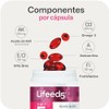 LIFEED Aceite de Krill Antrtico 500 mg con Astaxantina Omega