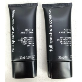 CoverGirl Full Spectrum Mattifying Skin Primer + Sunscreen SPF 20 Lot of 2 New