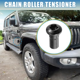 A ABSOPRO Door Hinge Nuts Anti Rust Hinge Lock Bolts Door Hinge Bushing for Jeep Wrangler 2018 2019 2020 2021 for Jeep Gladiator 2020 2021 Black Set of 4