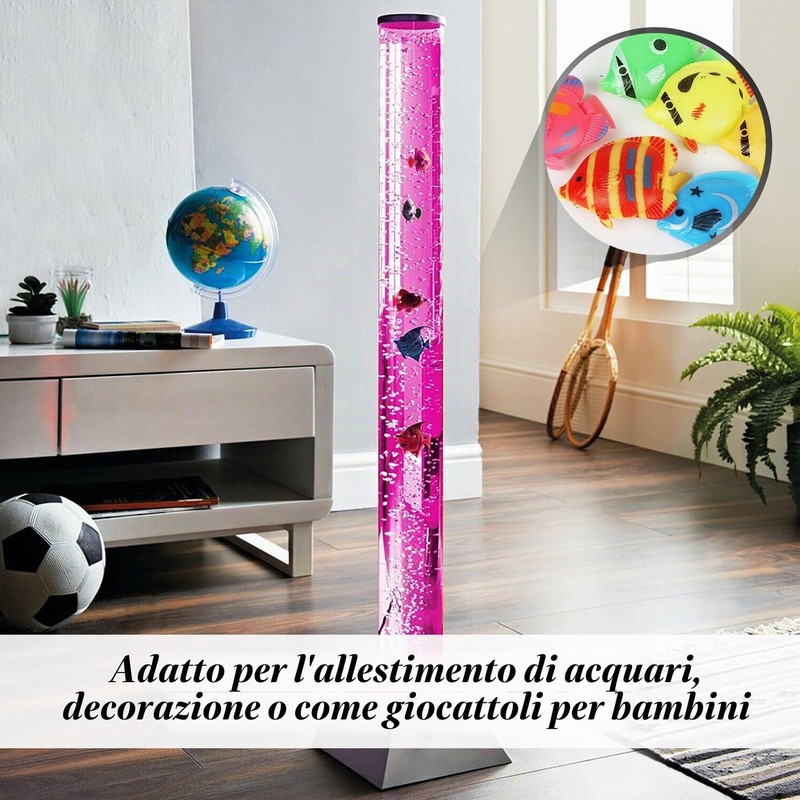 OAOSDH 20 Pezzi di Plastica Piccoli Pesci, Modelli di Pesce