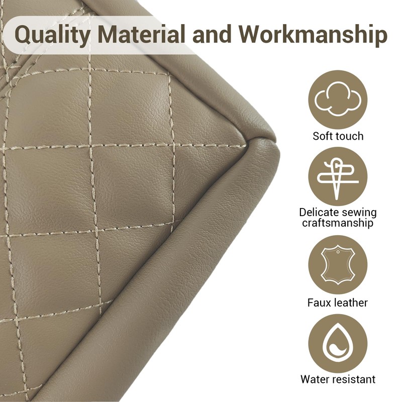 AOOTOOLINK Large Car Tissue Holder for 120 Standard Tissues Boxes,