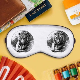 Azeeda 'Tiger Running' Sleep/Travel Eye Mask (EY00032181)