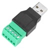 Conector de Terminal de 2 PCS, Conector Macho USB a