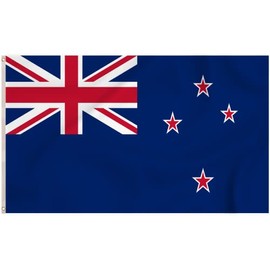 Storm&Lighthouse New Zealand Flag Kiwi Flag Oceania Flags 5ft x 3ft with Eyelets