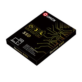 QUMOX 256GB SATA SSD - High-Speed Storage Solution with Read Speeds up to 510MB/s and Write Speeds up to 450MB/s