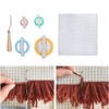 Rug Hooking Mesh Kit Durable Carpet Making Punch Needle Gridding