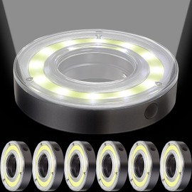 Retisee Golf Hole Lights Glow Golf Hole Led Glowing Golf Hole Lights Golf Hole Putting Green Flags And Poles Putting Green Golf Hole Light Up Cups Glow In The Dark Cups For Night Golf Play(6 Pieces)