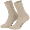 Piarini Business Socks, Suit Socks Without Elastic Top, Cotton, Men's