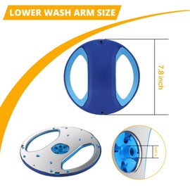 5304517982 Lower Wash Arm Replacement for Frigidaire Dishwashers Lower Spray Arm Bottom Orbital Sprayer Replaces EAP12717897,PD00060848,AP6886145,PS12717897,FGIP2468Uf1A,FGIP2468UF2A,FGIP2468UD0A