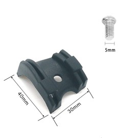 6 Pcs Shifter Cable Holder Clip Road Bike Anti Friction Bottom Bracket Tube Housing Routing Guide Slot Clip with Screws for Front Rear Shifter Brake Guiding Road Bike