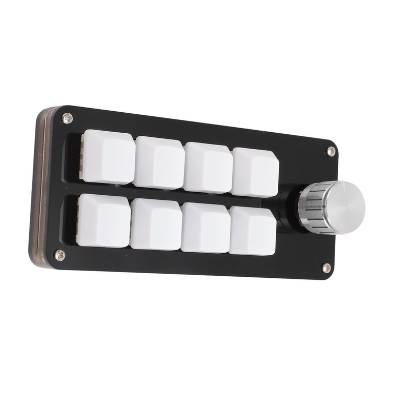 Mini 8 Key Keypad with Knob Hot Swappable Blue Switch