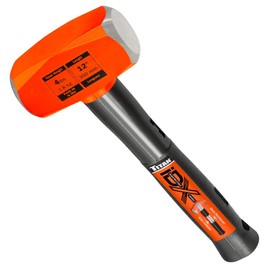 Titan iDX 63614 4lb Indestructible Drilling Hammer/Sledge Hammer, 12-Inch Handle
